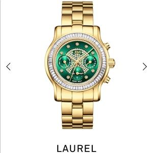 JBW Women's Laurel Diamond & Crystal Watch